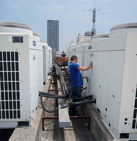 泰来中央空调制热和不制冷系统维修方法